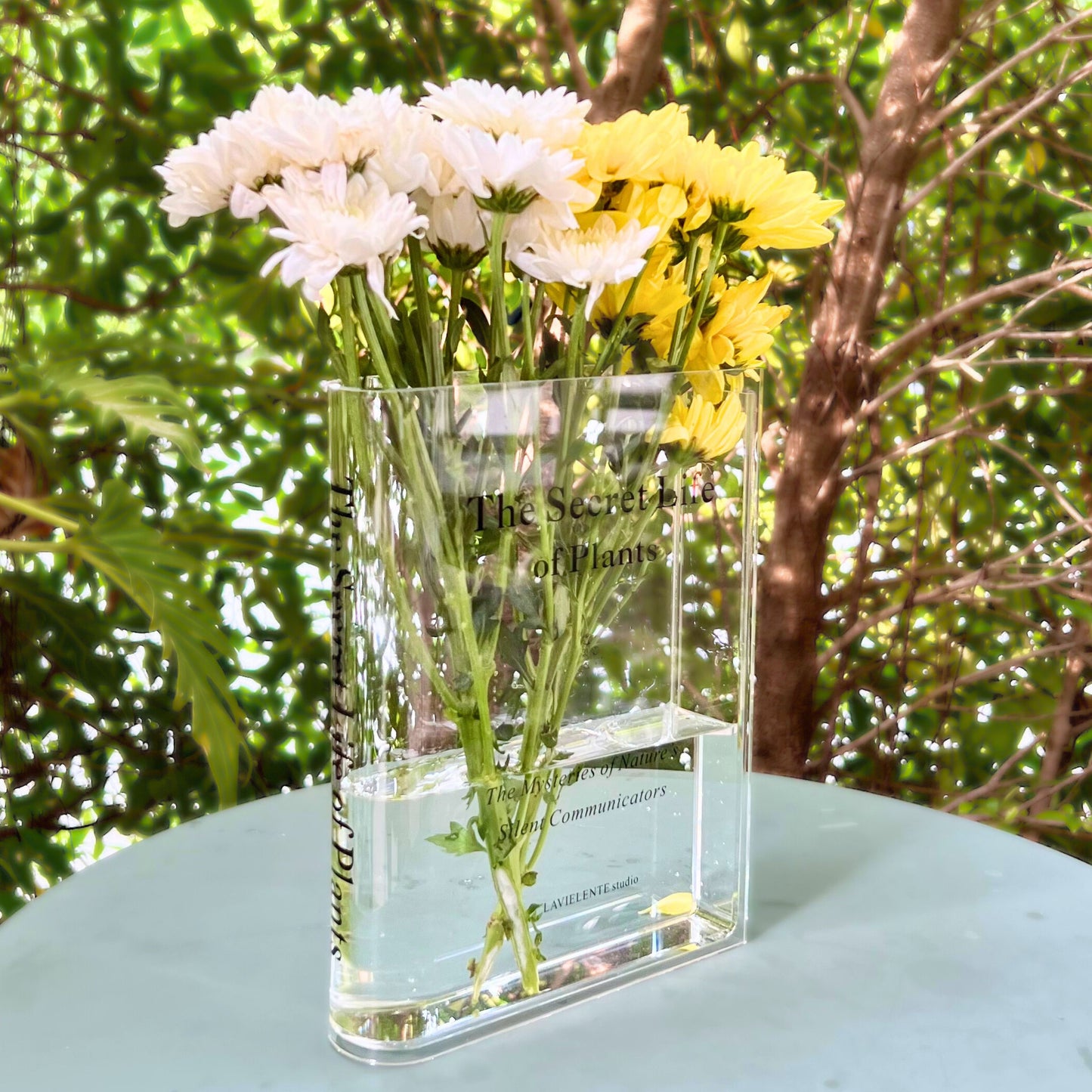 BloomsBound™ - Acrylic Book Vase