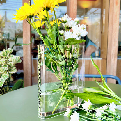 BloomsBound™ - Acrylic Book Vase